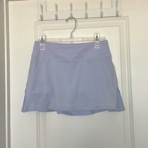 NWT Lululemon Play Off The Pleats Skirt Pastel Blue
